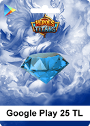 Google Play 25 TL Heroes Titans