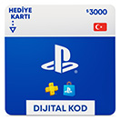 Sony PlayStation Store 3000 TL Hediye Kartı